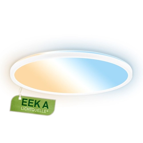 Kruhová - BRILO 3884016 AKCE - Tava A svítidlo LED panel pr.42 cm - 14W, 3000lm, energetická třída A, stmívatelné, CCT, bílé - BRILO - foto 1