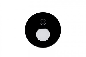 Stínidla, kryty, clony - IMPR 931042 Deko-Light příslušenství - kryt kulaté sklo pro Alwaid Pro pohybový senzor, polokruhový kužel světla, černá - LIGHT IMPRESSIONS