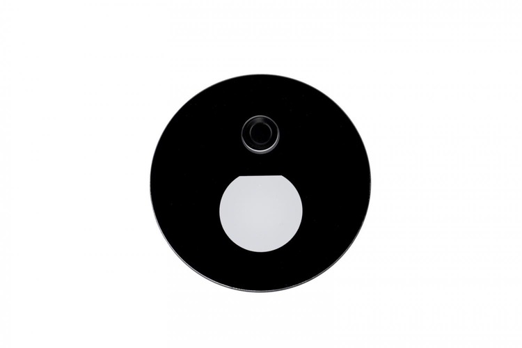 Stínidla, kryty, clony - IMPR 931042 Deko-Light příslušenství - kryt kulaté sklo pro Alwaid Pro pohybový senzor, polokruhový kužel světla, černá - LIGHT IMPRESSIONS - foto 1