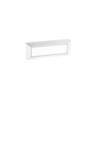 Nástěnná - FAN LED-W-OASIS-BCO LED venkovní nástěnné svítidlo Oasis (bílé) 3 W, 370 lm, CCT 3000 / 4200 / 6500 K, 23 x 8 x 3 cm - FANEUROPE