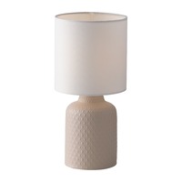 Stolní lampy dekorační - FAN I-RAVELLO-L TAU Stolní lampa Lumetto Ravello starorůžovábílá, patice E14, 15 x 32 cm - FANEUROPE