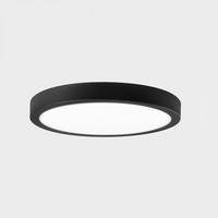 Kruhová - KHL K51700.06.SR.BK-BK.OP.ST.8.40 Stropní svítidlo DISC černé LED 48W 4000K Ø500mm kulaté - KOHL-Lighting