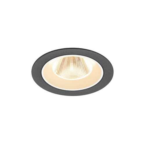 Kruhová - LA 1009596 NUMINOS® M Stropní vestavné svítidlo, 2700 K, 20°, IP20, kulaté, černé / bílé - BIG WHITE (SLV) - foto 1