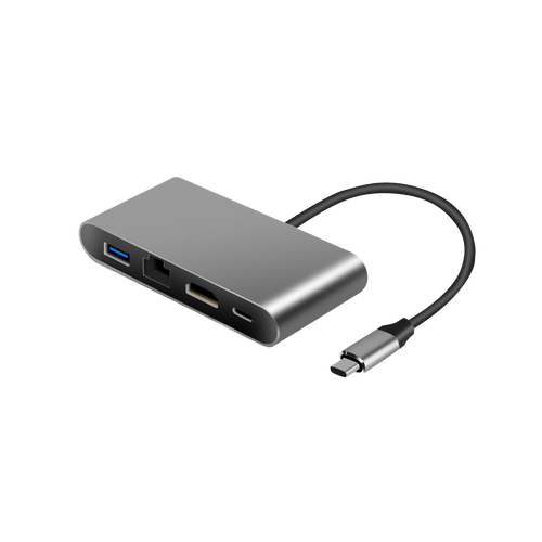 Mobilní a počítačové příslušenství - 4 v 1 Type-C HUB - foto 1