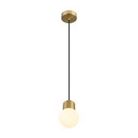 Subtilní - LA 1007812 VARYT závěsné svítidlo, 150 cm, E14, 6 W, mosaz - BIG WHITE (SLV)
