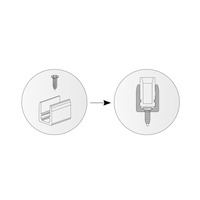 Příslušenství pro LED pásky - SLC S17282 Klip pro Neon Flex 230V SideBend - TLG