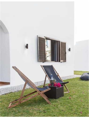Nástěnná - NV 773224 Venkovní nástěnné svítidlo NODUS antický hnědý hliník skleněný difuzor GU10 2x7W 220-240V IP54 bez žárovky světlo nahoru a dolů - NOVA LUCE - foto 1