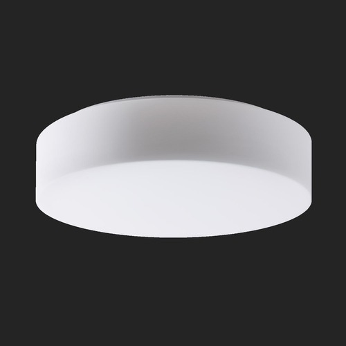 Nouzová - OS ERI67049 ERIS 4 stropní/nástěnné skleněné svítidlo bílá IP43 3000 K 35W LED nouzové kombinované 3 h (původní kód OS 67049) - OSMONT - foto 1