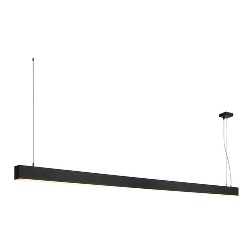 Podélná - LA 1001406 GLENOS profilové závěsné svítidlo, LED, 3000K, černá, 2 m, 85W - BIG WHITE (SLV) - foto 1