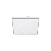 Hranatá - BRILO 3748-414 LED stropní svítidlo, 27 cm, 15 W, 1800 lm, matný chrom - BRILO