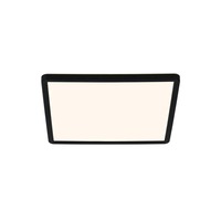 Hranatá - NOR 2015066103 Stropní svítidlo Oja 29x29 IP54 BATH 3000K/4000K 14,5W LED černá bílá - NORDLUX