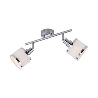 Bodová - LD 15372-17 ACCOR LED stropní svítidlo 2 ramenné lesklý chrom otočné do interiéru - LEUCHTEN DIREKT / JUST LIGHT