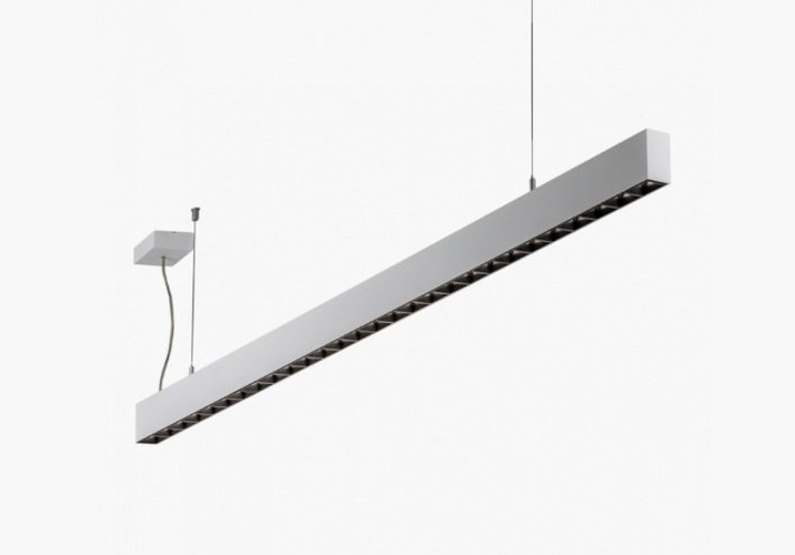 Podélná - HAL 145-5C0Z-25GEE/840, W Závěsné svítidlo LINA 45 IP20 18W 2680lm 4000K bílé -  HALLA - foto 1