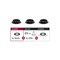 Kruhová - P 92487 Vestavné svítidlo Choose spot výklopné max. 10W černá mat 230V - PAULMANN