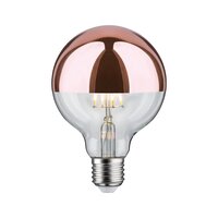 E27 - P 28674 LED Globe 6,5 W E27 zrcadlový svrchlík měď teplá bílá - PAULMANN