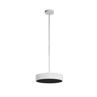 Kruhová - OS KRU60188 KRUGER P2 FC závěsné plastové svítidlo bílá / černá IP40 3000 K 34W LED - OSMONT