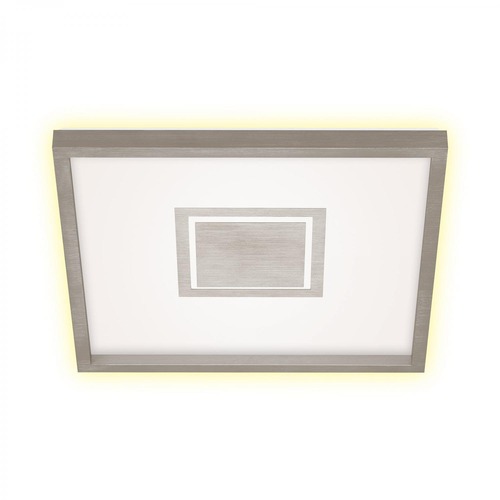 Hranatá - BRI 7367-112 Svítidlo LED panel, 42,3 cm, 3000 lm, 22 W, matný nikl - BRILONER - foto 1