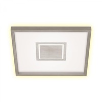 Hranatá - BRI 7367-112 Svítidlo LED panel, 42,3 cm, 3000 lm, 22 W, matný nikl - BRILONER