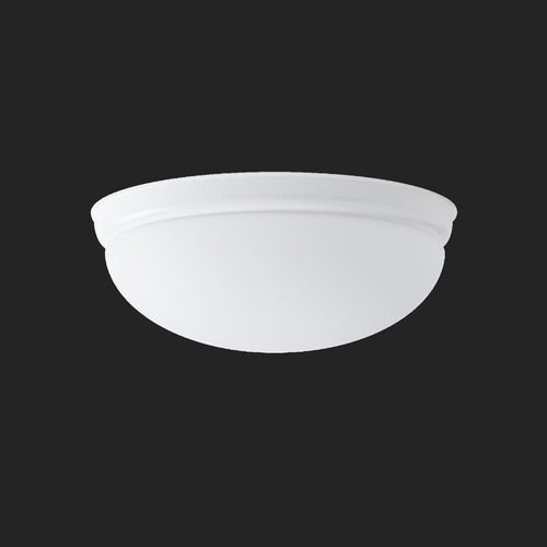 Plafoniéry - OS ALM41647 ALMA D1 stropní/nástěnné skleněné svítidlo bílá IP41 60W E27 (původní kód OS 41647) - OSMONT - foto 1