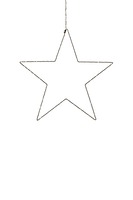 Interiérové dekorace - MAR 705826 Alpha černá závěsná hvězda 45 cm - Markslöjd