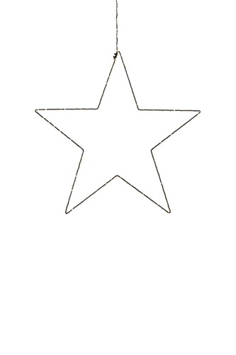 Interiérové dekorace - MAR 705826 Alpha černá závěsná hvězda 45 cm - Markslöjd - foto 1