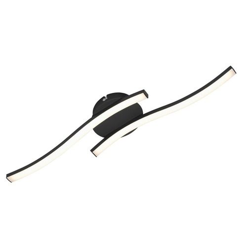 Dekorativní - BRILO 3449015 LED nástěnné a stropní svítidlo, 55,5 cm, 12 W, černá (starý kód: BRILO 3449-015) - BRILO - foto 1