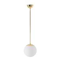 Koule - OS ADR60523 ADRIA P1 závěsné skleněné svítidlo mosaz / bílá IP40 4000 K 8W LED - OSMONT