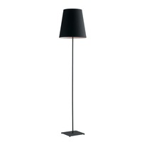 Stojací lampy - FAN I-ELVIS-PT NER Stojací lampa Piantana Elvis, černá, 1 x E27, 34 x 155 cm - FANEUROPE