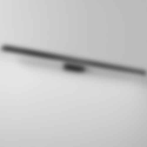 Nad obrazy/zrcadla - FAN LED-W-LANCER-C NERO Nástěnné LED svítidlo Lancer (černé) ke zdi/zrcadlu 13 W, 1000 lm, 3000 K, IP54, 75 x 9 x 4 cm - FANEUROPE - foto 1