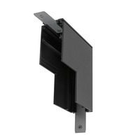 Lištové Magnetic SLV - LA 1006585 L-spojka mechanická 48 V TRACK, pro nástavbovou lištu hlub., Stereo, černá - BIG WHITE (SLV)