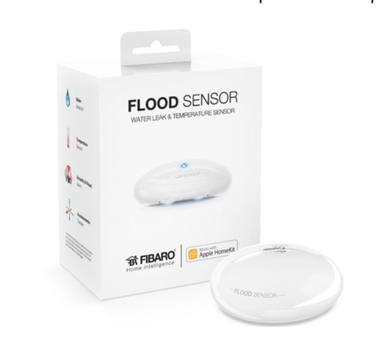 Ovladače - FIB Y001838 Čidlo zaplavení pro Apple HomeKit (Bluetooth) FGBHFS-101 - FIBARO - foto 1