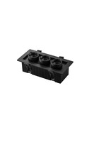 Hranatá - FAN INC-SIDER-3-NER Vestavné LED svítidlo Sider (černé) 16 W, 2130 lm, CCT 3000/4200/6500 K, 188 x 90 x 70 mm - FANEUROPE