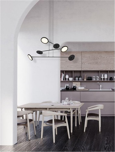 Dekorativní - NV 9695254 Závěsné svítidlo SCOPE černá LED 49.2W 3000K stmívatelné - NOVA LUCE - foto 1