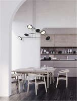 Dekorativní - NV 9695254 Závěsné svítidlo SCOPE černá LED 49.2W 3000K stmívatelné - NOVA LUCE