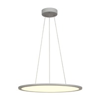 Kruhová - LA 1003047 PANEL 60 DALI Indoor, závěsné LED svítidlo kruhové, šedé, 4000K - BIG WHITE (SLV)
