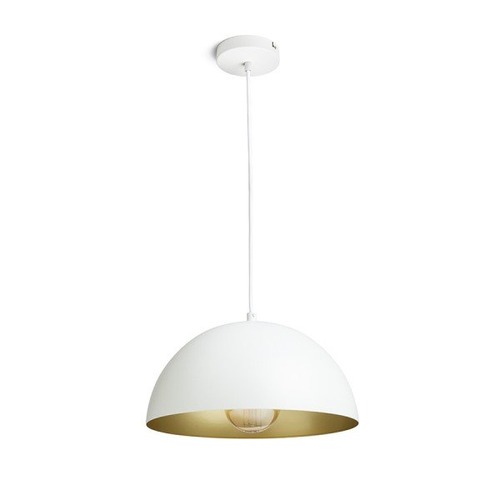 Kónická - RED R14108 GLADYS 30 závěsná bílá/zlatá 230V E27 15W - RED - DESIGN RENDL - foto 1