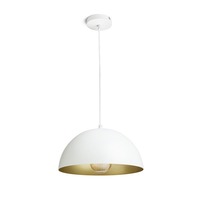 Kónická - RED R14108 GLADYS 30 závěsná bílá/zlatá 230V E27 15W - RED - DESIGN RENDL