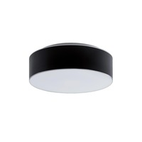 Kruhová - OS ERI67523 ERIS C2 stropní/nástěnné skleněné svítidlo bílá / černá IP43 4000 K 18W LED DALI - OSMONT