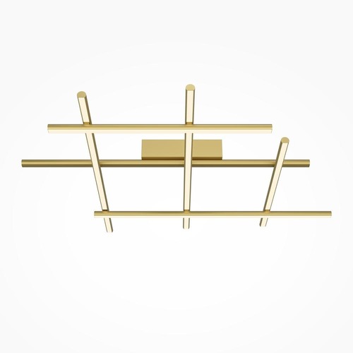 Dekorativní - M MOD278CL-L50G3K Stropní svítidlo Radiance 3000K 50W teplá bílá 2250lm zlatý hliník designové - MAYTONI - foto 1