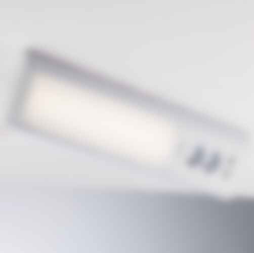 Podélná - FAN LED-HABILIS-AP LED lišta HABILIS bílá, hliník/polykarbonát, 15 W, 1750 lm, 4000 K, 1xSCHUKO + 2xUSB, 12,2 x 78,5 x 7,9 cm - FANEUROPE - foto 1