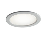 Koupelnová - FAN INC-NEMO-65 BCO Zápustné venkovní svítidlo LED Nemo, bílé, plast, 3,5 W, 277 lm, 4000 K, IP44, 6,5 x 1,8 cm - FANEUROPE