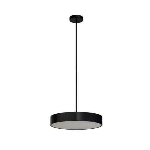 Kruhová - OS KRU60225 KRUGER P3 FOP závěsné plastové svítidlo černá IP40 3000 K 32W LED DALI - OSMONT - foto 1