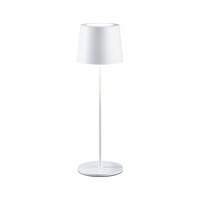 Stolní lampy dekorační - P 76997 Nabíjecí bateriové svítidlo Gilo IP44 2700K bílá mat - PAULMANN