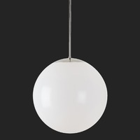 Koule - OS ISI62986 ISIS P4 HP závěsné plastové svítidlo nerez leštěná / bílá IP40 4000 K 58W LED DALI (původní kód OS 62986) - OSMONT