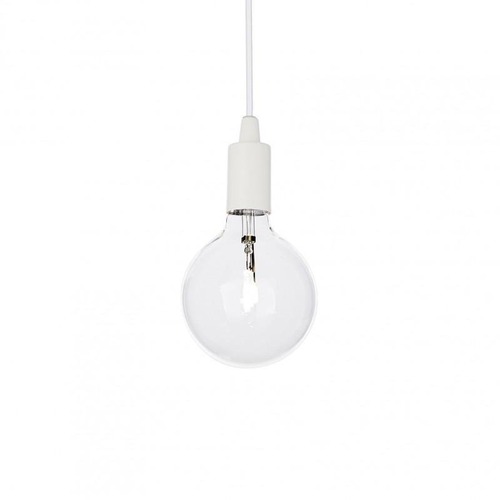 Subtilní - ILUX 113302 Závěsné svítidlo Ideal Lux Edison SP1 bianco 113302 bílé - IDEALLUX - foto 1