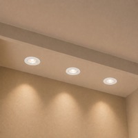 Kruhová - BRI 7586036 Klira 3ks sada LED vestavné bodové svítidlo 230V, nastavitelné, CTS, Ra90, bílé - BRILONER