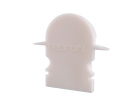 Krytky pro Al profily - IMPR 979560 Koncovka R-ET-02-10 bílá 25 mm 2 ks - LIGHT IMPRESSIONS