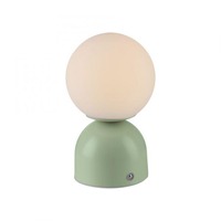Stolní lampy dekorační - LD 19218-43 Kolekce Schöner Wohnen LED bateriové stolní svítidlo RUDI, inspirováno květy USB, 3000-6000K - JUST LIGHT