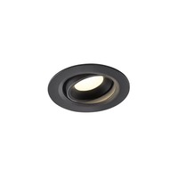 Kruhová - LA 1005592 NUMINOS® MOVE XS zápustné stropní svítidlo černé 4000 K 40° - BIG WHITE (SLV)
