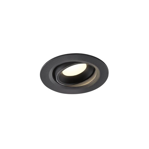 Kruhová - LA 1005592 NUMINOS® MOVE XS zápustné stropní svítidlo černé 4000 K 40° - BIG WHITE (SLV) - foto 1